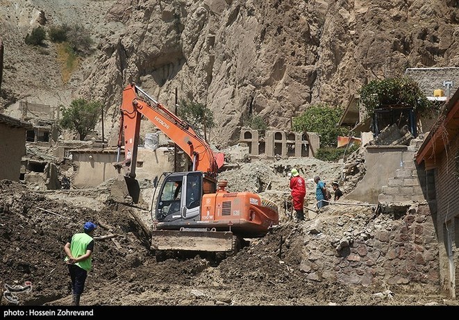 تصاویر| خسارت ناشی از سیل در روستای مزداران فیروزکوه