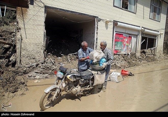تصاویر| خسارت ناشی از سیل در روستای مزداران فیروزکوه