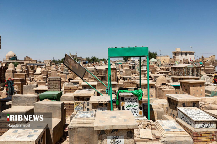 تصاویر| قبرستان تاریخی وادی‌السلام در نجف