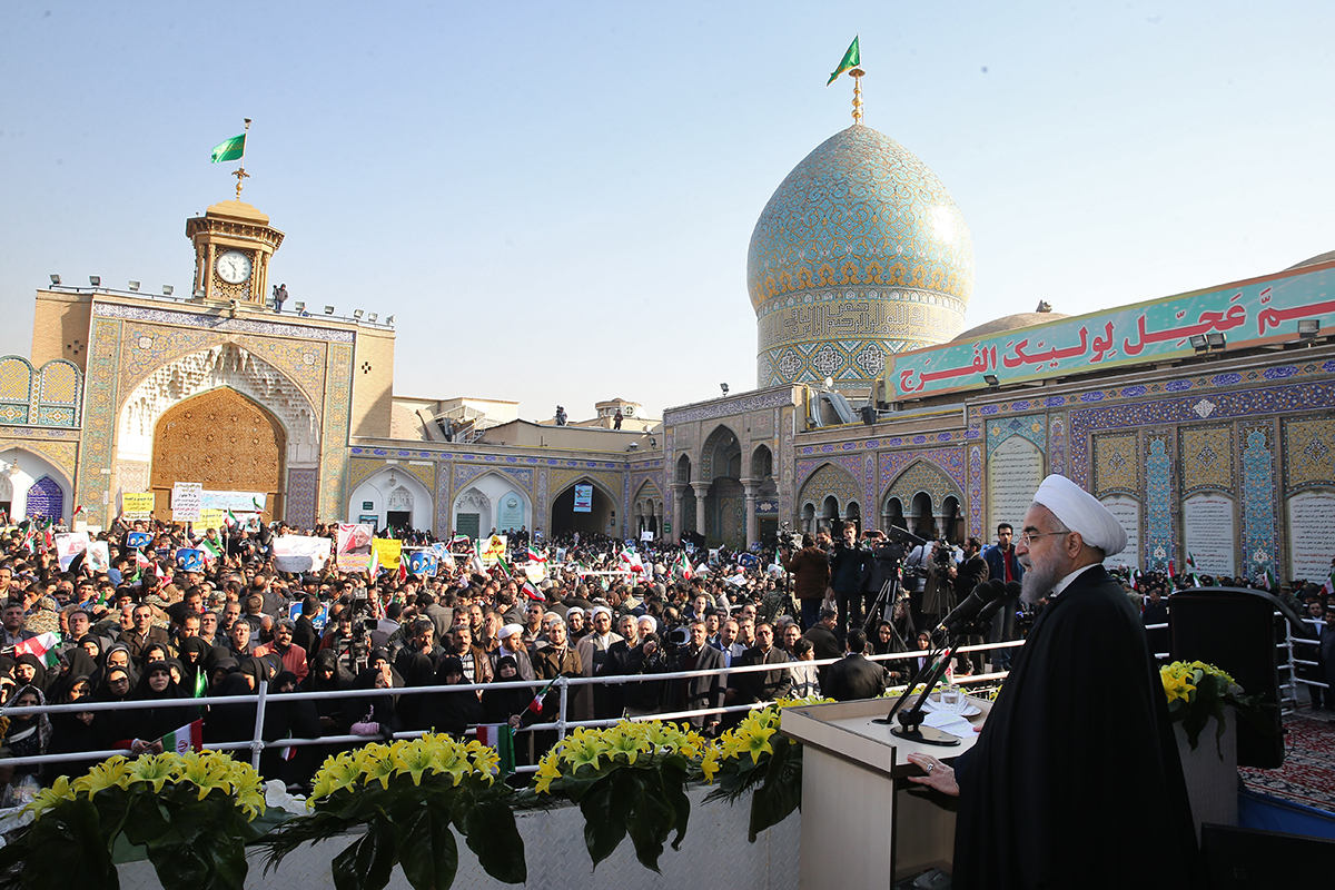 روحانی در شهر‌ری چه‌گفت؟/از وعده شکوفایی اقتصاد تا فرجام برجام و انتخاباتی پرشور