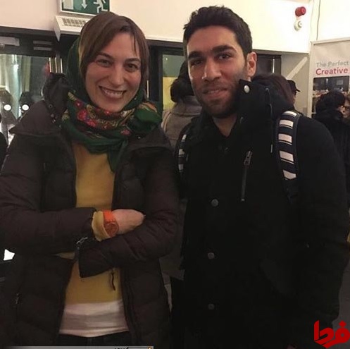 بازیگر زن ایرانی در کنار هنرجوی مسابقه استیج! +عکس