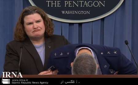 ژنرال آمریکایی در کنفرانس خبری غش کرد+تصویر