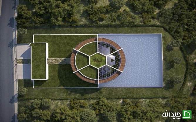 تصاویر/ خانه فوق مدرن لیونل مسی به شکل توپ فوتبال!