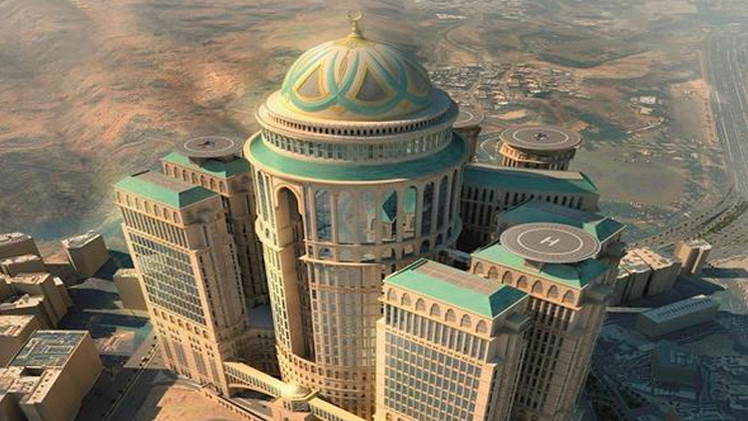 برنامه ساخت بزرگترین هتل جهان در مکه /عکس