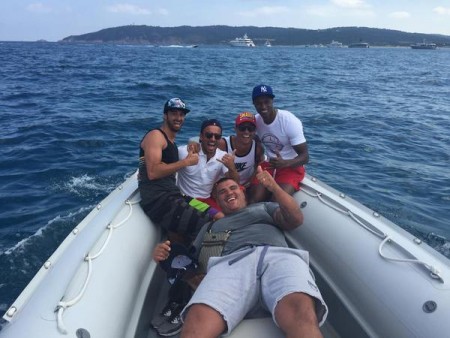 تصویر/ خوشگذرانی رونالدو و دوستانش در قایق