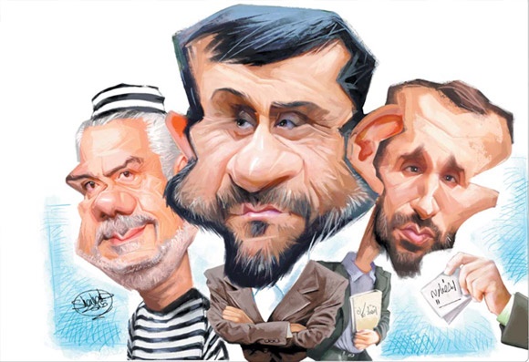کاریکاتور/ احمدی نژاد، بقایی و رحیمی!