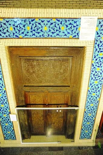 قدیمی‌ترین در چوبی حرم مطهر امام رضا (ع)+تصویر