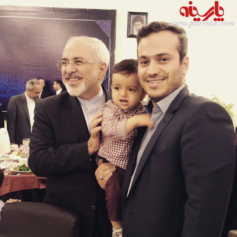 ظریف، وزیر اقتصاد و دامادش در دیدار با رئیس‌جمهور+تصاویر