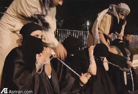 بازار بعد از افطار زنان برده داعش+تصاویر