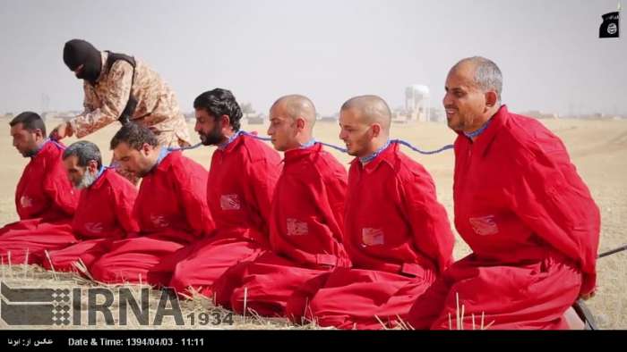 اعدام 16عراقی توسط داعش با روش‌های وحشیانه جدید+تصاویر