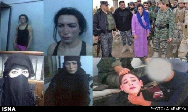 فرار داعشی‌ها از شهر رمادی با پوشش زنانه+ عکس
