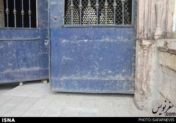 دروازه تاریخی مسجد سپهسالار سرقت شد+تصاویر