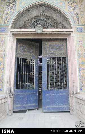 دروازه تاریخی مسجد سپهسالار سرقت شد+تصاویر