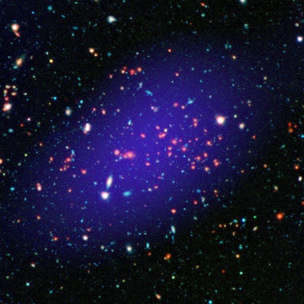 کشف خوشه غول‌پیکر کهکشانی در فاصله ۸/۵ میلیارد سال نوری با زمین+عکس