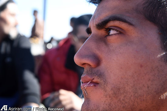 لب دوزی پناهجویان ایرانی درمرز یونان و مقدونیه +عکس