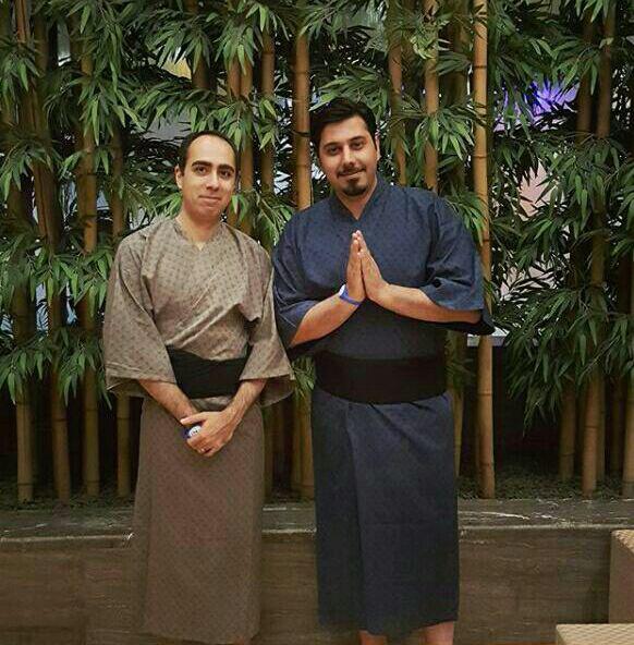 عکس/ ژست جالب خواجه امیری با لباس ژاپنی!