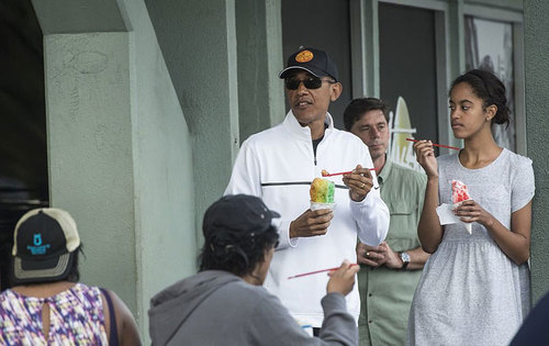 آخرین تعطیلات کریسمس رییس جمهور اوباما و خانواده +عکس