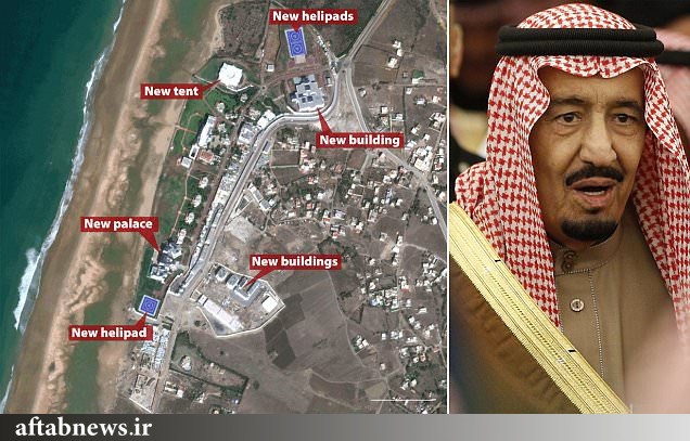 مخفی گاه بالگرد های پادشاه عربستان در مراکش لو رفت/تصاویر