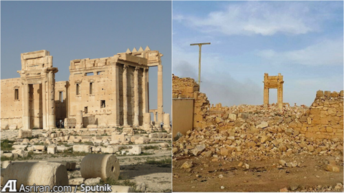 شهر پالمیرا قبل و بعد از داعش / عکس