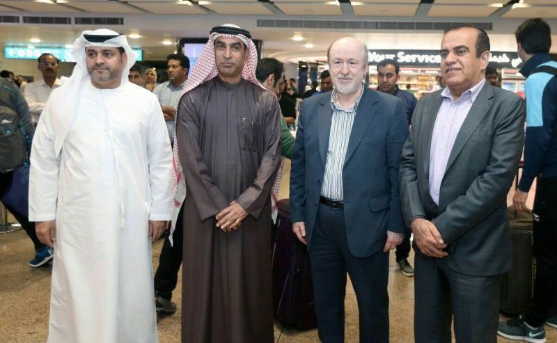 اظهار نظر جالب مسئولان الاهلی در فرودگاه دبی
