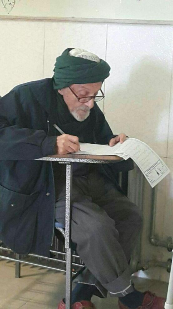 عکس / یکی از با اراده ترین دانشجویان ایرانی