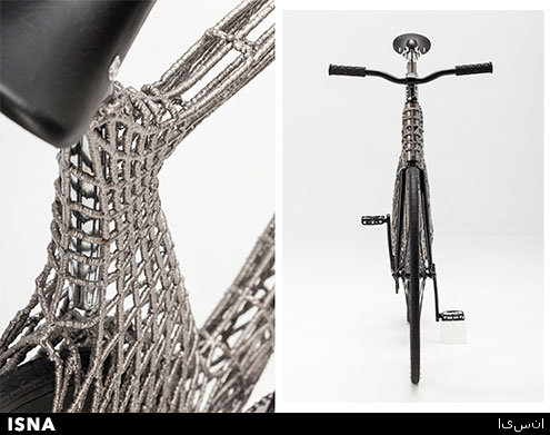 اولین دوچرخه فلزی با چاپ سه‌بعدی+تصاویر