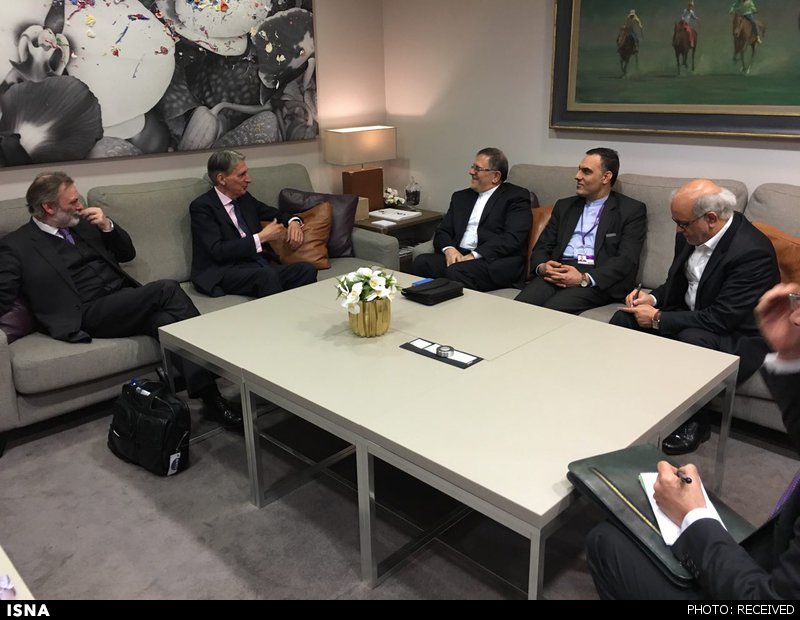 دیدار رییس کل بانک مرکزی ایران با وزیر خارجه‌ انگلیس+عکس