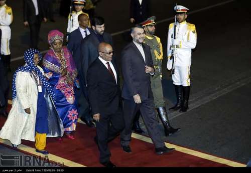 لباس همسر رییس‌جمهور آفریقای‌جنوبی در تهران/تصاویر