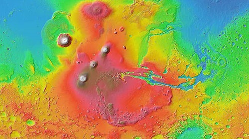 سونامی‌های عظیم مریخ را به شکل امروزی تبدیل کرد