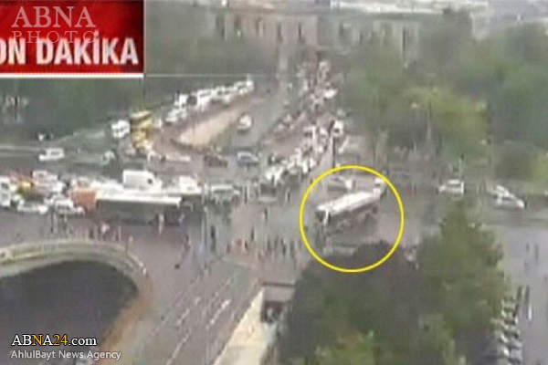 اولین تصاویر انفجار اتوبوس در استانبول