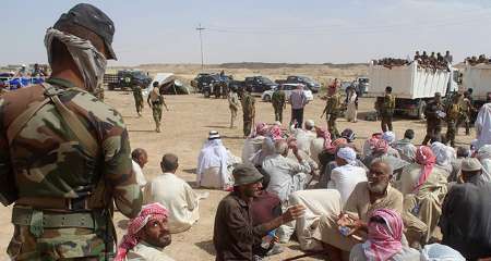 بازداشت500 داعشی در حین فرار از فلوجه