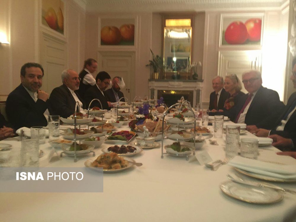 افطاری وزیر خارجه آلمان برای ظریف+تصاویر
