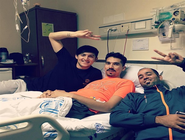 دو ستاره تیم ملی فوتبال و والیبال در بیمارستان +عکس