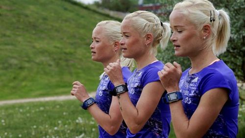 خواهران سه قلو در المپیک +عکس