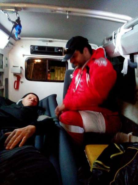 نجات کوهنورد آلمانی پس از سقوط از بام ایران+تصاویر
