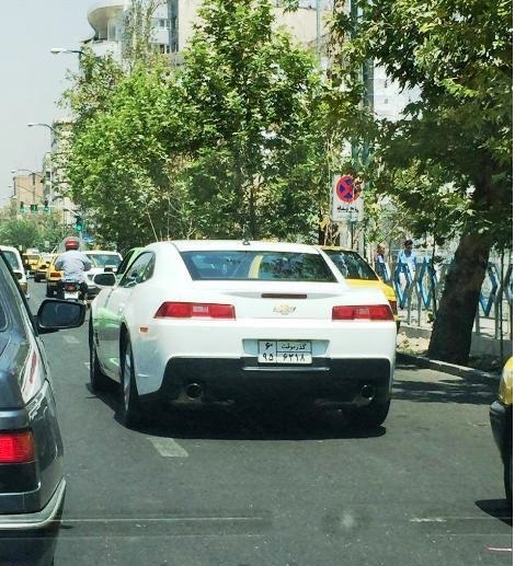 خودروی آمریکایی گذر موقت در تهران /تصویـر