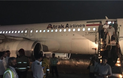 خروج هواپیما از مسیر در فرودگاه مهرآباد/فرودگاه مهرآباد بسته شد