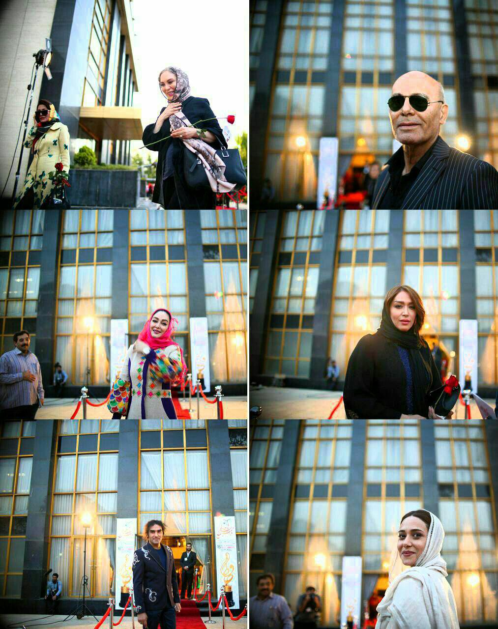 عکس/ تیپ بازیگران سینما روی فرش قرمز «جشن حافظ»