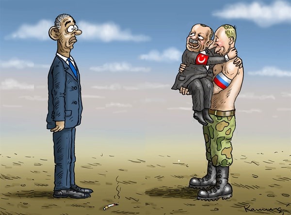 کاریکاتور/ دوست جدید اردوغان!
