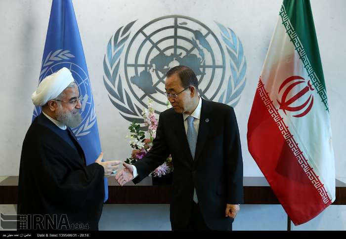 روحانی: وظیفه همه تقویت برجام است/درخواست بان‌کی‌مون از ایران درباره سوریه و یمن