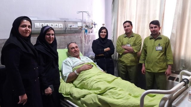 حمید فرخ‌نژاد در بیمارستان بستری شد / عکس