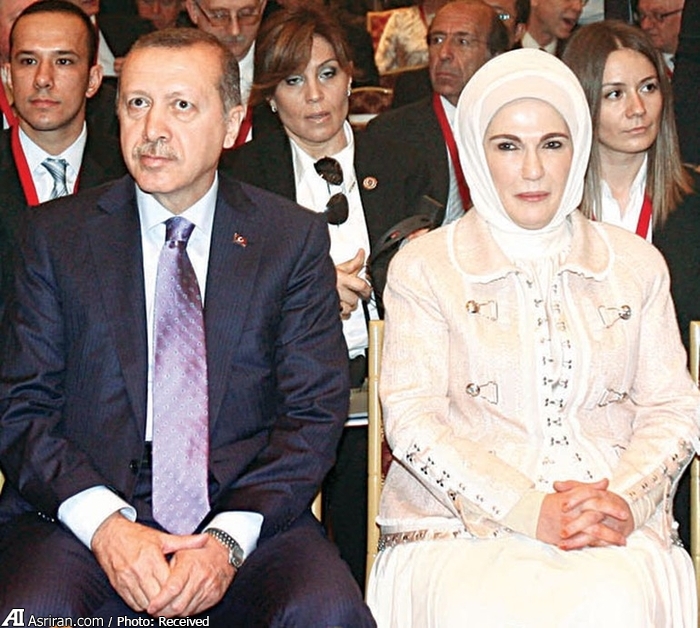 گریم نقش های اردوغان و همسرش در سینمای ترکیه +عکس