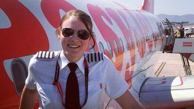جوان‌ترین خلبان زن شرکت هواپیمایی ایزی‌جت+تصاویر