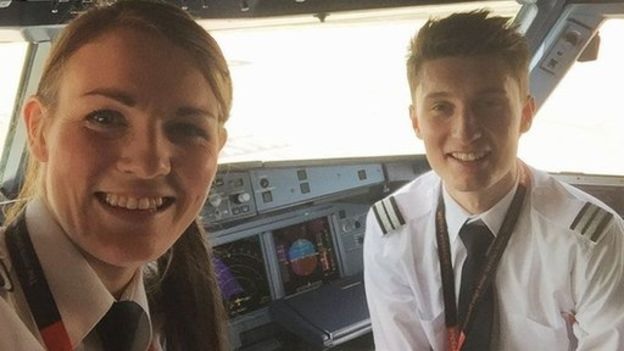 جوان‌ترین خلبان زن شرکت هواپیمایی ایزی‌جت+تصاویر