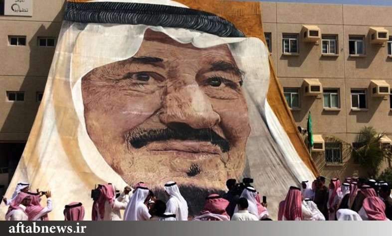 رونمایی از بزرگترین پرتره پادشاه عربستان+تصویر