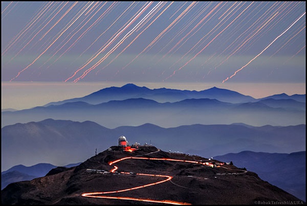 رد ستارگان بر فراز «سرو تولو»/عکس روز ناسا
