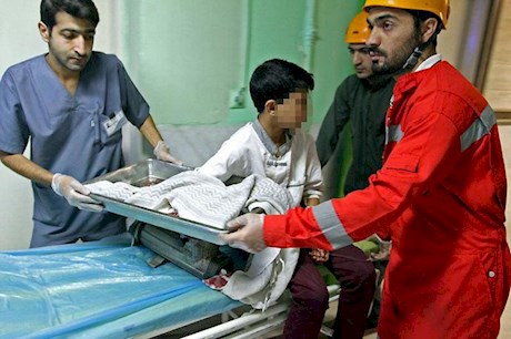 حادثه وحشتناک برای کودک کار در رستوران معروف /تصویر