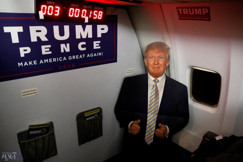 عکس/ ترامپ مقوایی و شمارش معکوس برای برگزاری انتخابات آمریکا