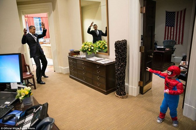 گزیده‌ای از عکس‌های باراک اوباما در کاخ‌ سفید +تصاویر