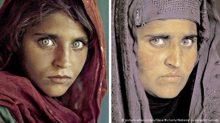 بازداشت «دختر افغان نشنال جئوگرافیک» +عکس